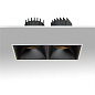 ART-SQF-180x2 LED светильник встраиваемый безрамочный полуповоротный Downlight   -  Встраиваемые светильники 